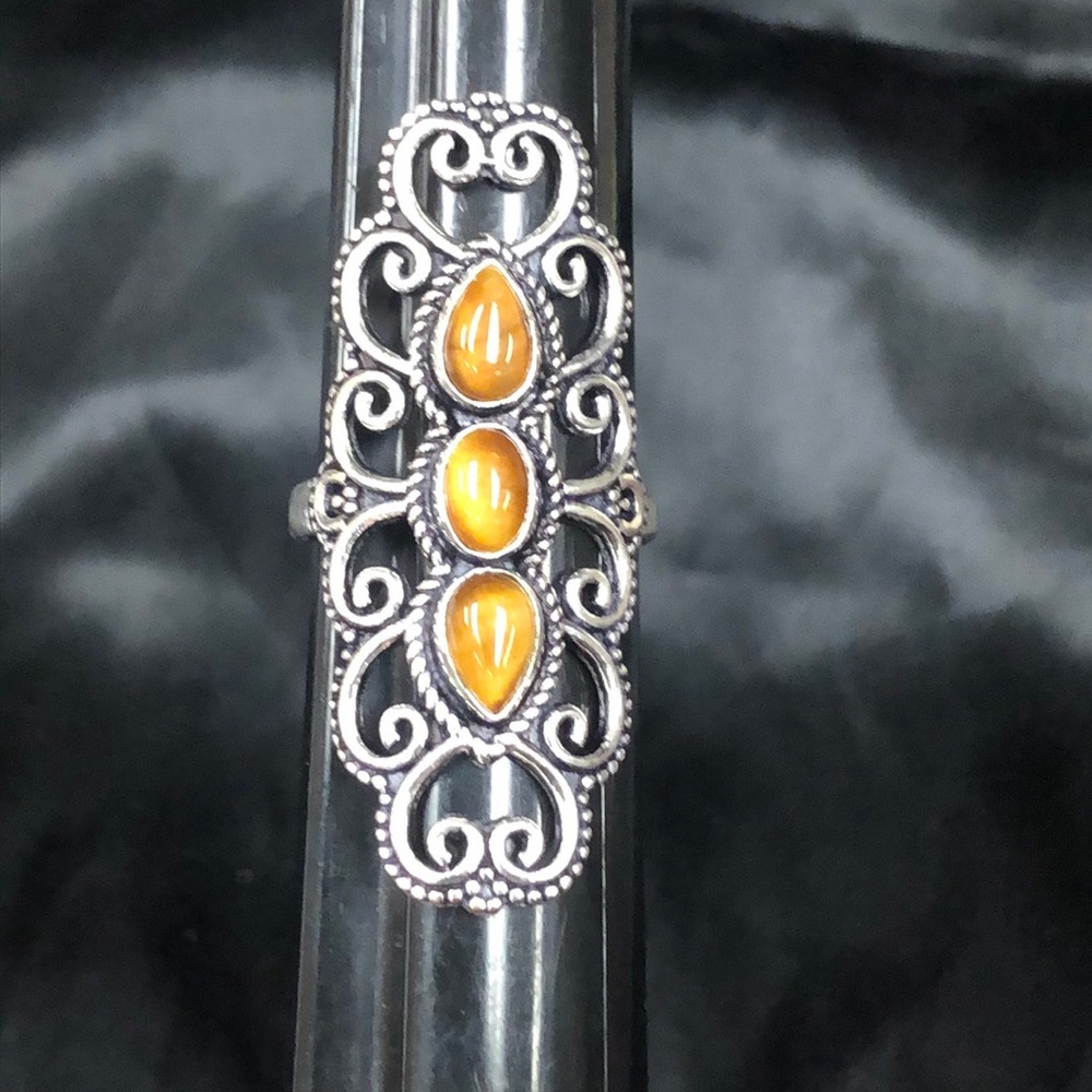 Tiger Eye Ring - image 7